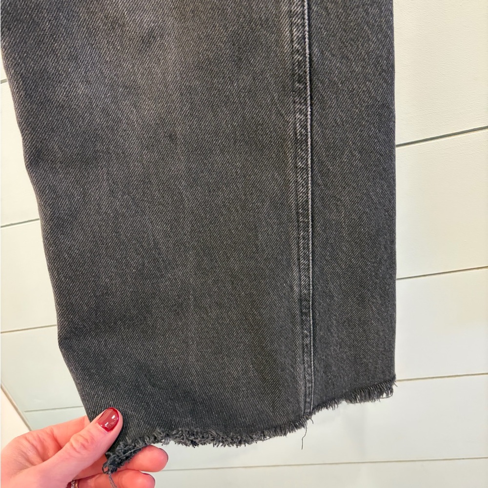 PAIGE Charcoal Straight Leg Jeans - Picture 4 of 6